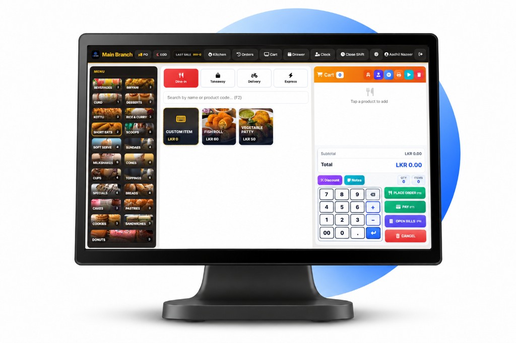 QRPOS Restaurant POS — Waiter App & Custom POS for Sri Lanka